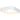Milagro Astro flush mount ceiling lamp H 13cm