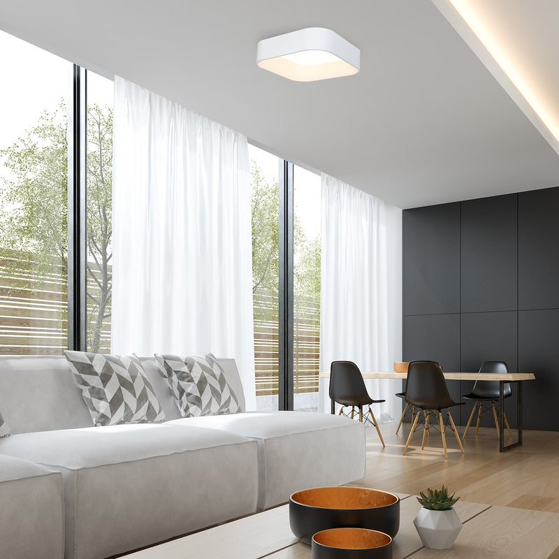 Milagro Astro flush mount ceiling lamp H 13cm