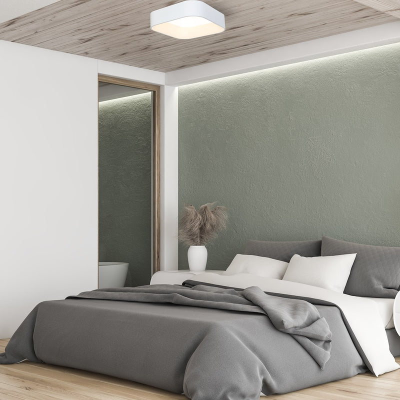 Milagro Astro flush mount ceiling lamp H 13cm