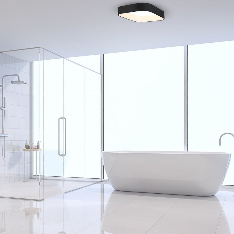 Milagro Astro flush mount ceiling lamp H 13cm