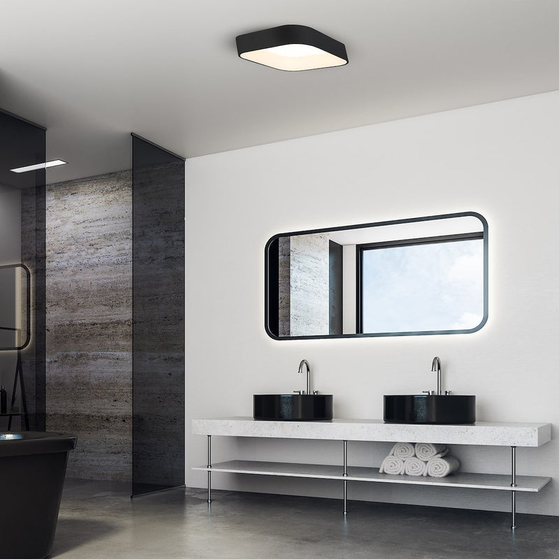 Milagro Astro flush mount ceiling lamp H 13cm