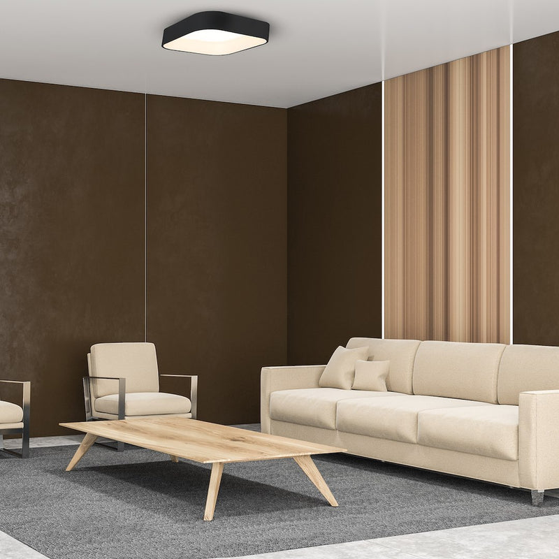 Milagro Astro flush mount ceiling lamp H 13cm