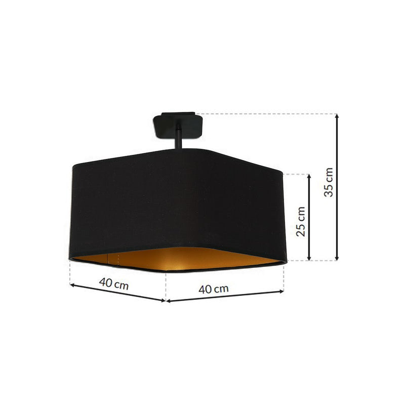 Milagro Napoli ceiling lamp E27 H 35cm