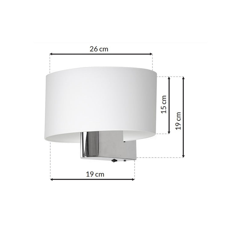Milagro Casino wall sconce lamp E27 H 19cm