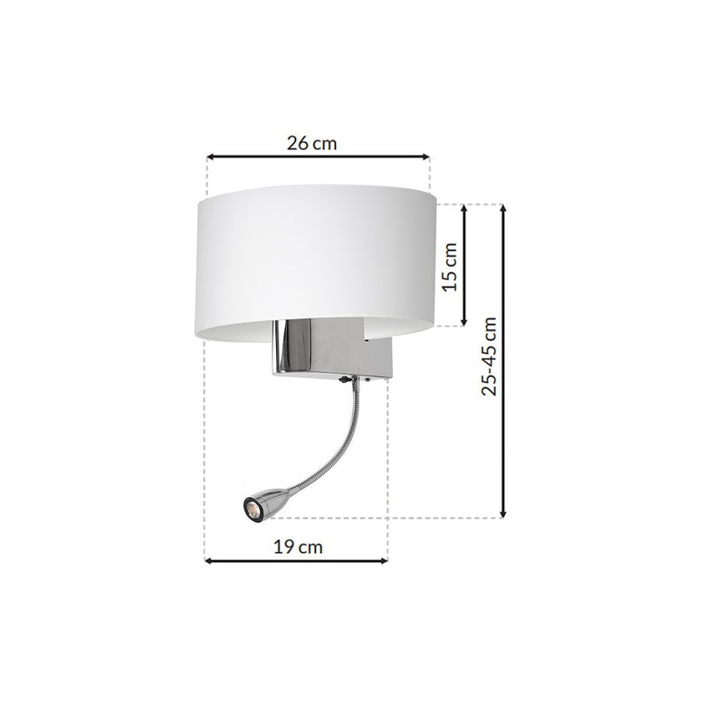 Milagro Casino wall sconce lamp E27 / LED