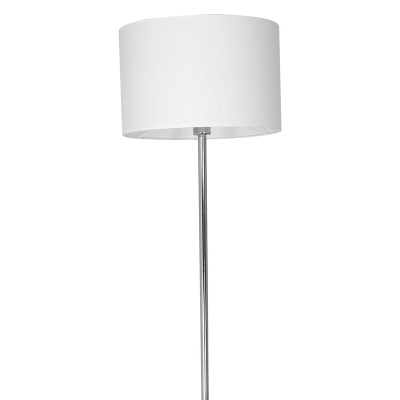 Milagro Casino 1L floor lamp E27, white H 155cm