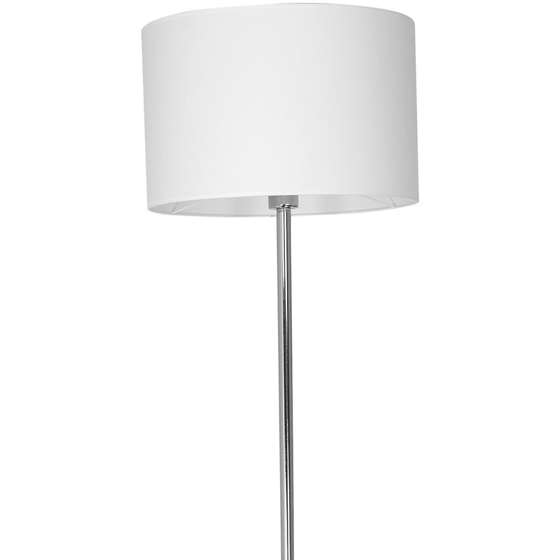 Milagro Casino 1L floor lamp E27, white H 155cm