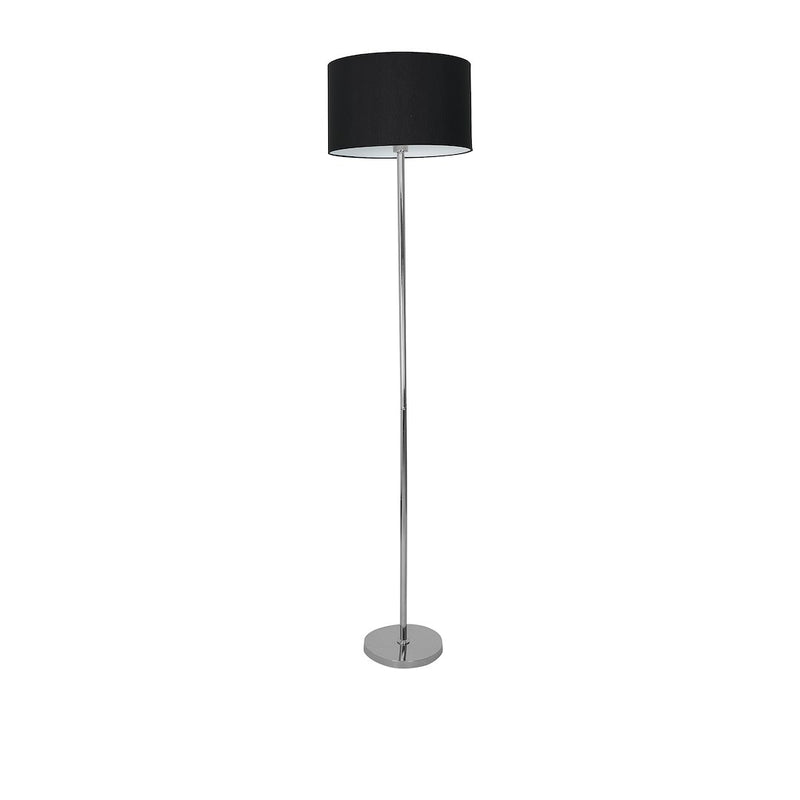 Milagro Casino 1L floor lamp E27, black H 155cm