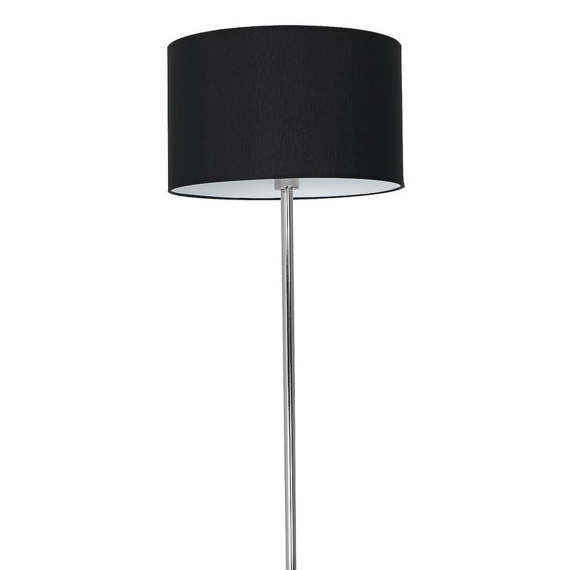 Milagro Casino 1L floor lamp E27, black H 155cm