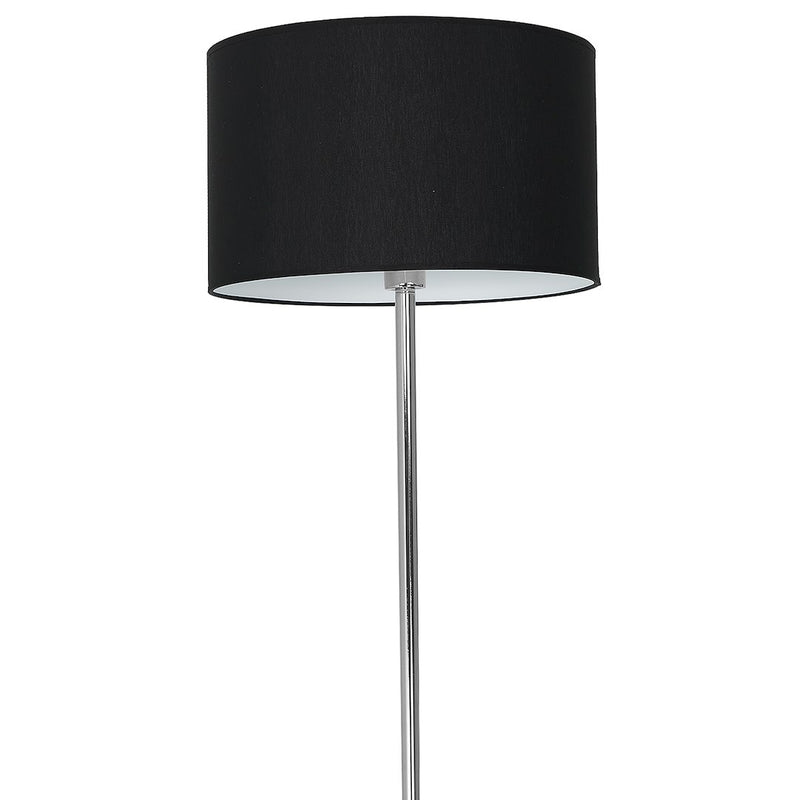 Milagro Casino 1L floor lamp E27, black H 155cm