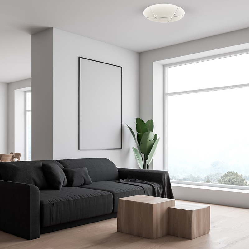 Milagro Broad Bean flush mount ceiling lamp LED D 39cm