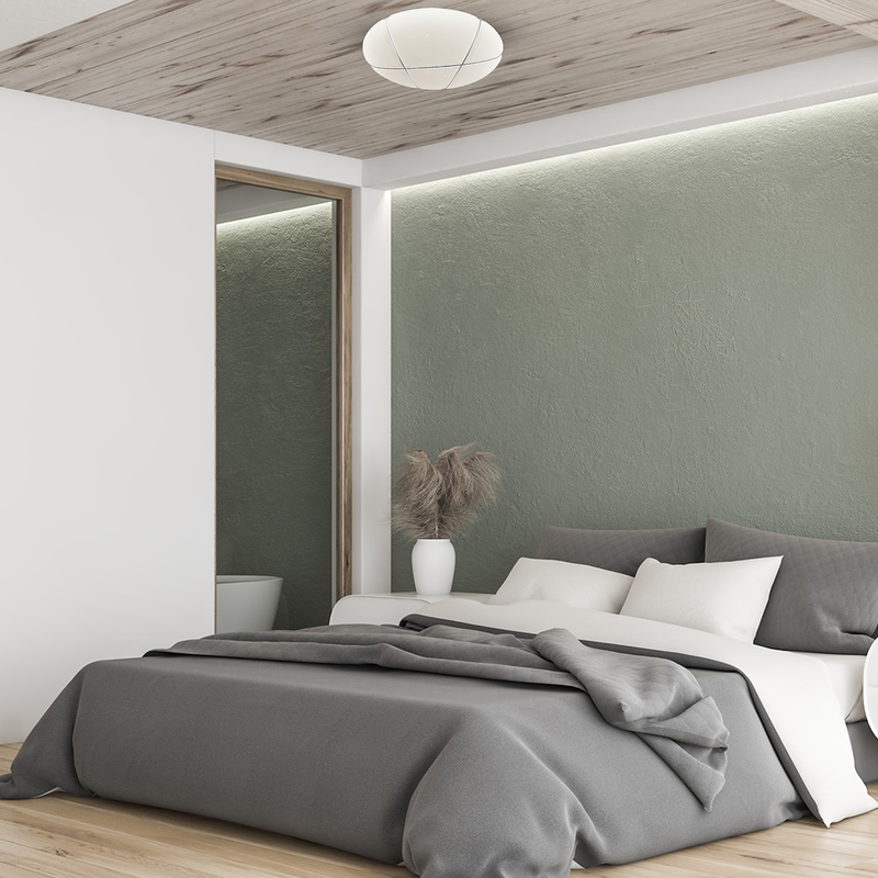 Milagro Broad Bean flush mount ceiling lamp LED D 39cm