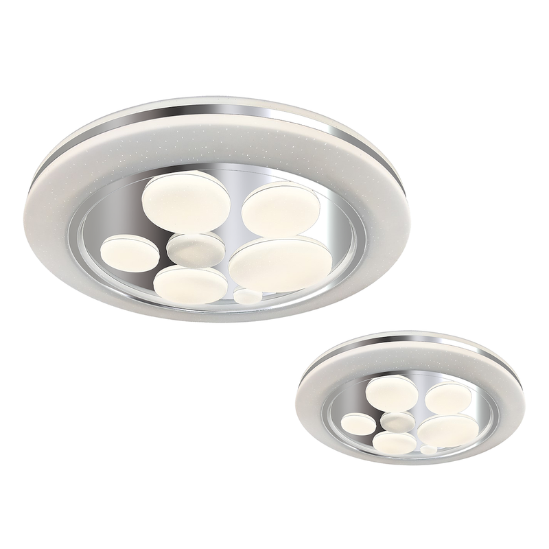 Milagro Bubbles flush mount ceiling lamp LED H 7cm