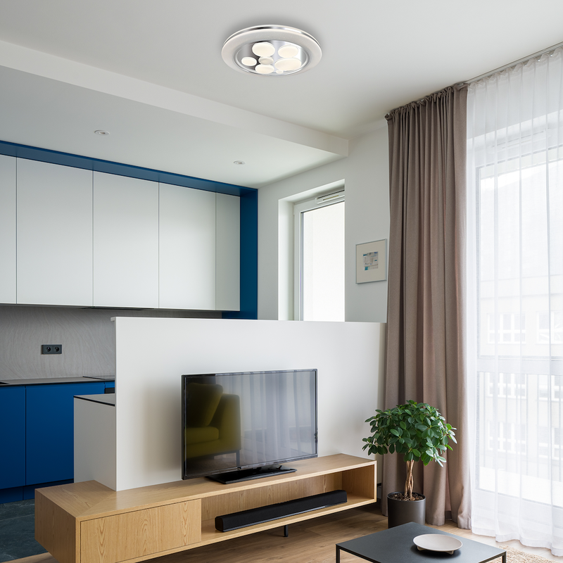 Milagro Bubbles flush mount ceiling lamp LED H 7cm