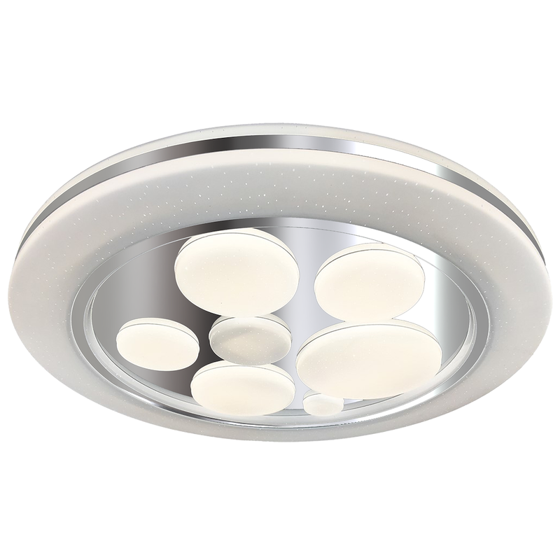 Milagro Bubbles flush mount ceiling lamp LED H 7cm