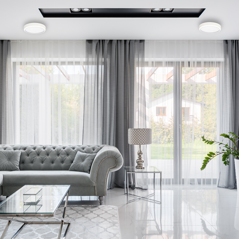 Milagro Plates flush mount ceiling lamp LED D 39cm