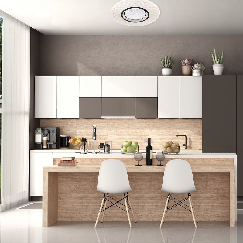 Milagro Tokyo flush mount ceiling lamp H 7cm