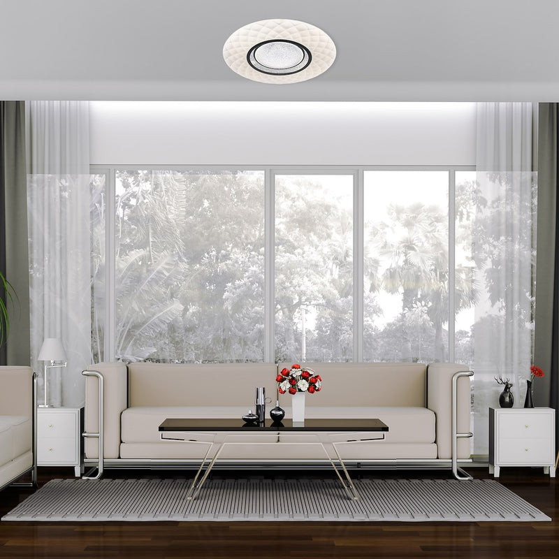 Milagro Tokyo flush mount ceiling lamp H 7cm