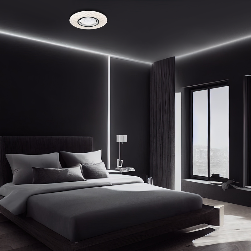 Milagro Tokyo flush mount ceiling lamp H 7cm