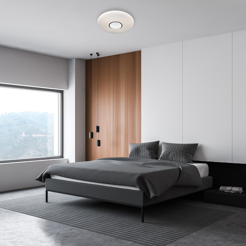 Milagro Plates flush mount ceiling lamp D 42cm