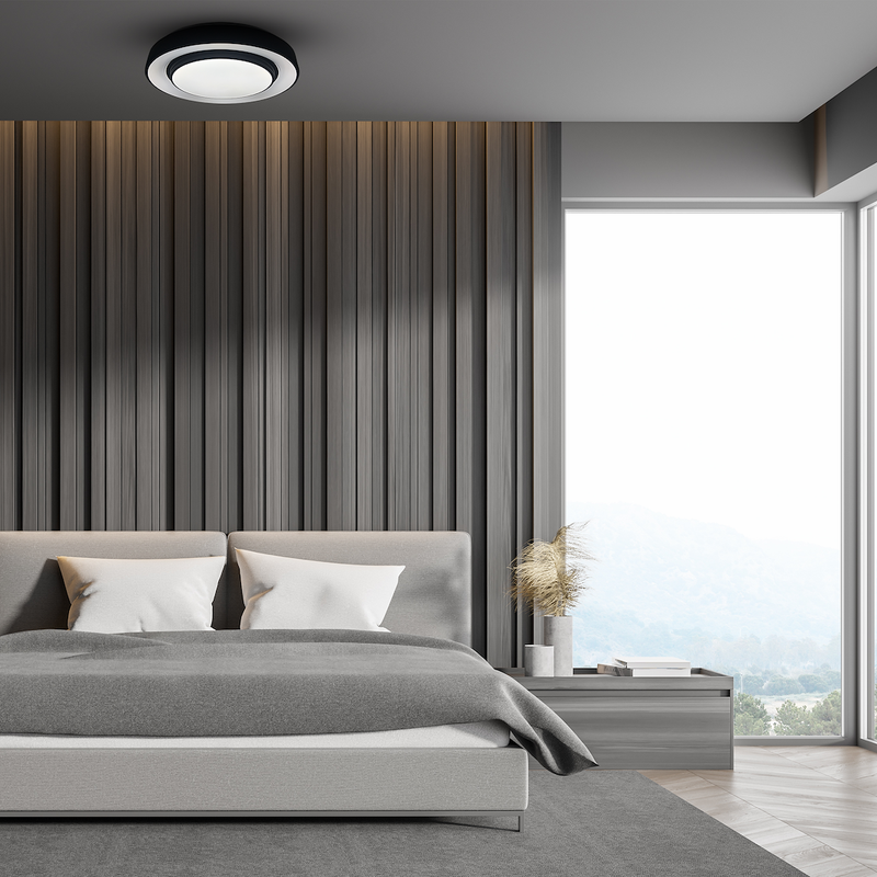 Milagro Plates flush mount ceiling lamp LED D 38cm