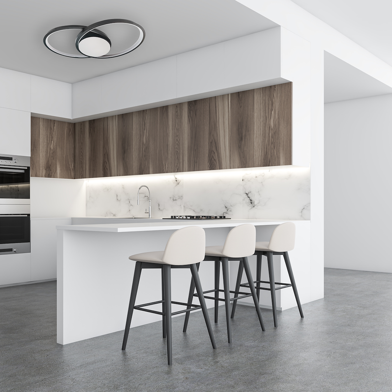 Milagro Lack ceiling lamp H 6cm