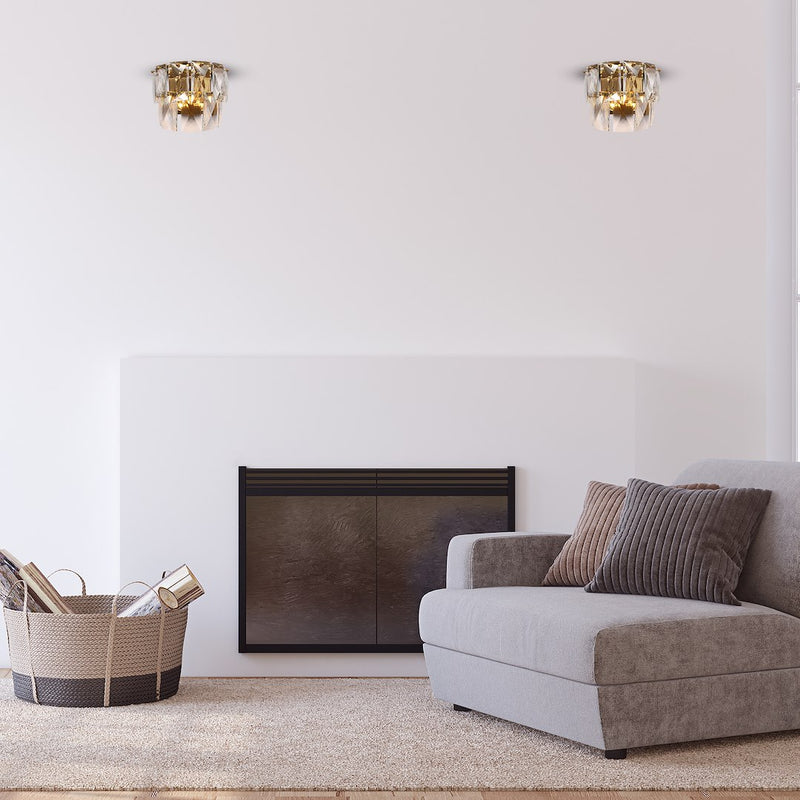 Milagro Chelsea wall sconce lamp E14 H 20cm