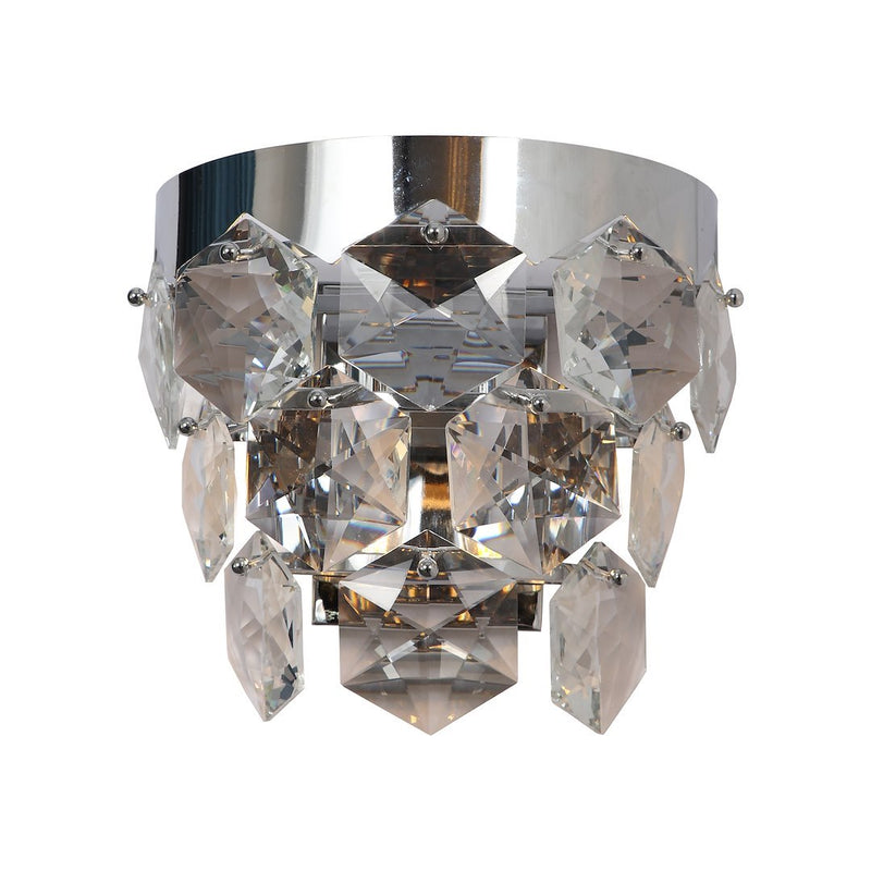 Milagro Crystal washer sconce wall lamp E14 H 27cm