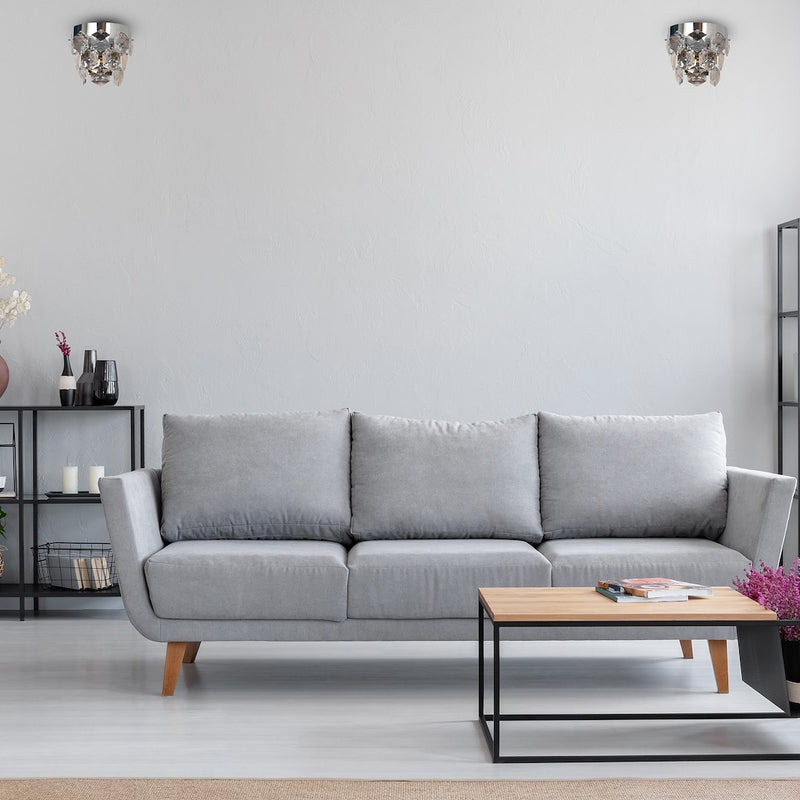 Milagro Crystal washer sconce wall lamp E14 H 27cm