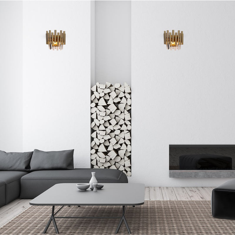 Milagro Madison wall sconce lamp E14 H 25cm