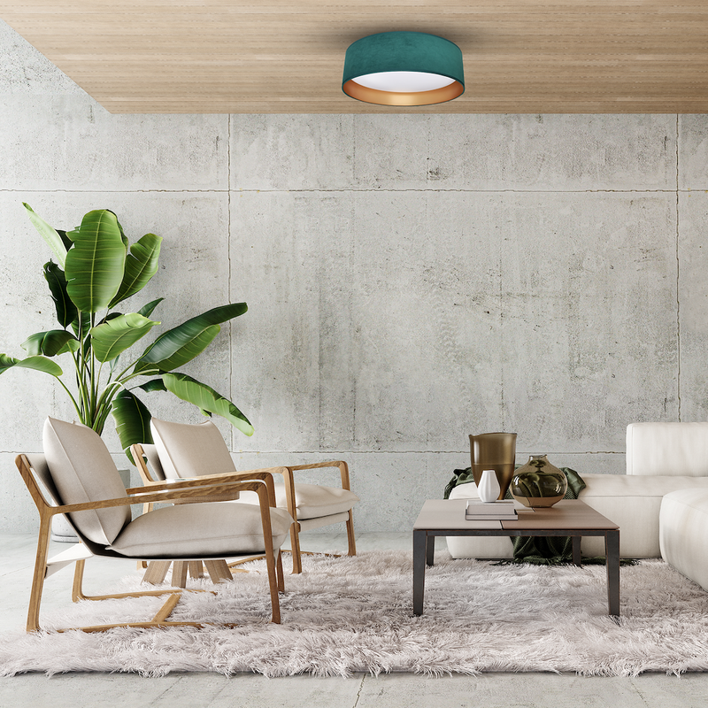 Milagro Plates flush mount ceiling lamp H 15cm