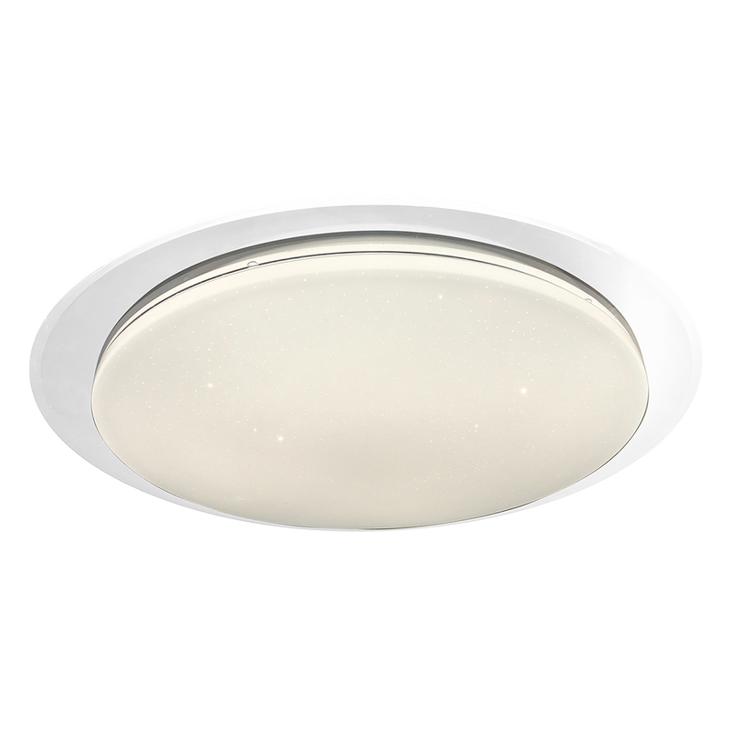 Milagro Ontario flush mount ceiling lamp LED H 7cm