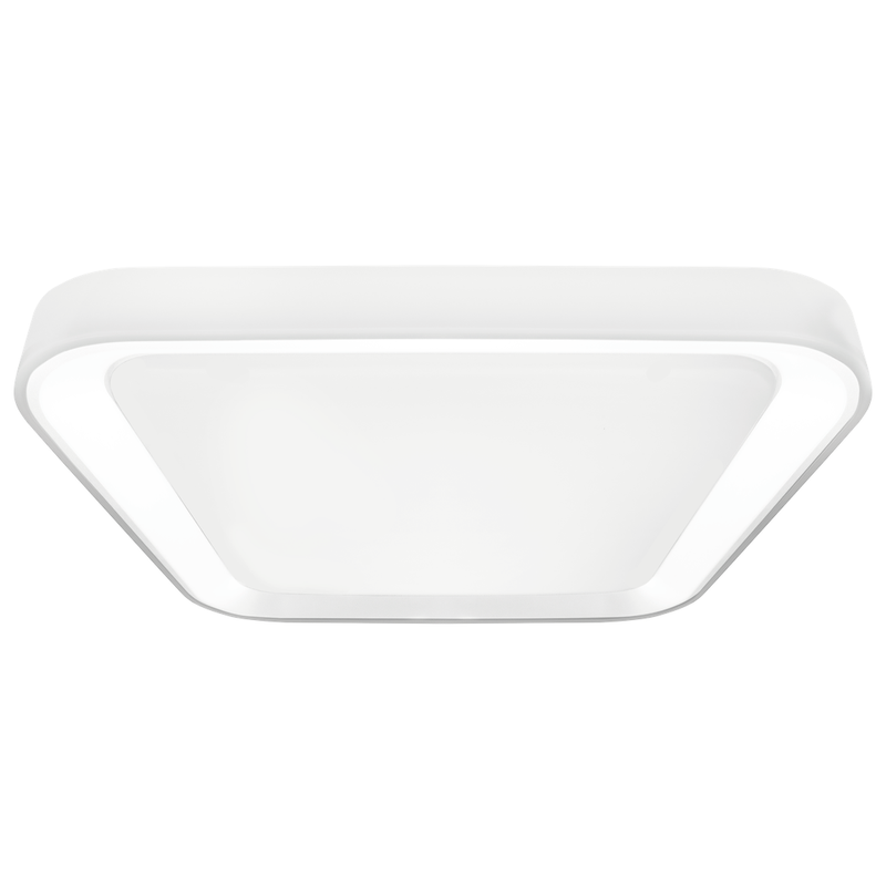 Milagro Quadro 1L flush mount ceiling lamp LED H 7cm