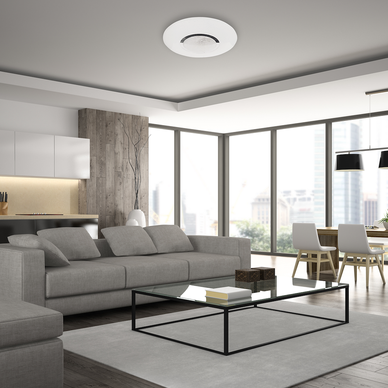 Milagro Sparks flush mount ceiling lamp H 8cm