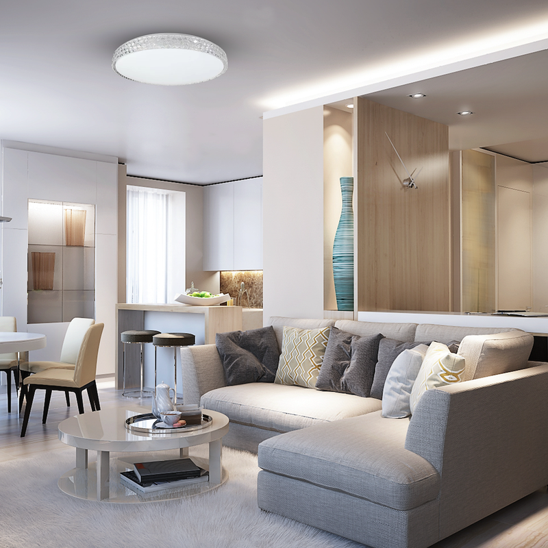 Milagro Plates flush mount ceiling lamp H 8cm