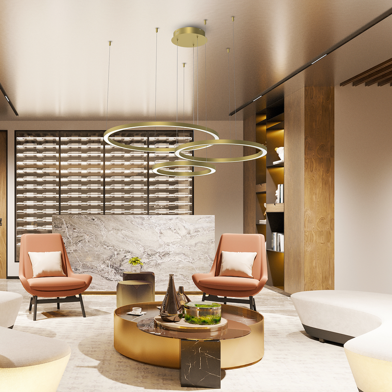 Milagro Galaxia pendant lamp LED