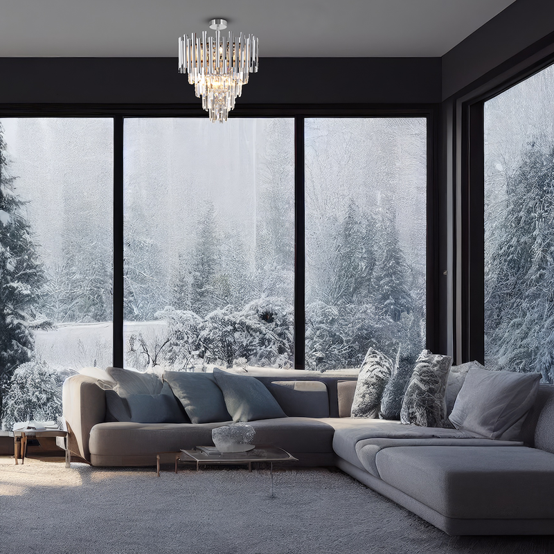 Milagro Madison 9L ceiling lamp E14 H 60cm