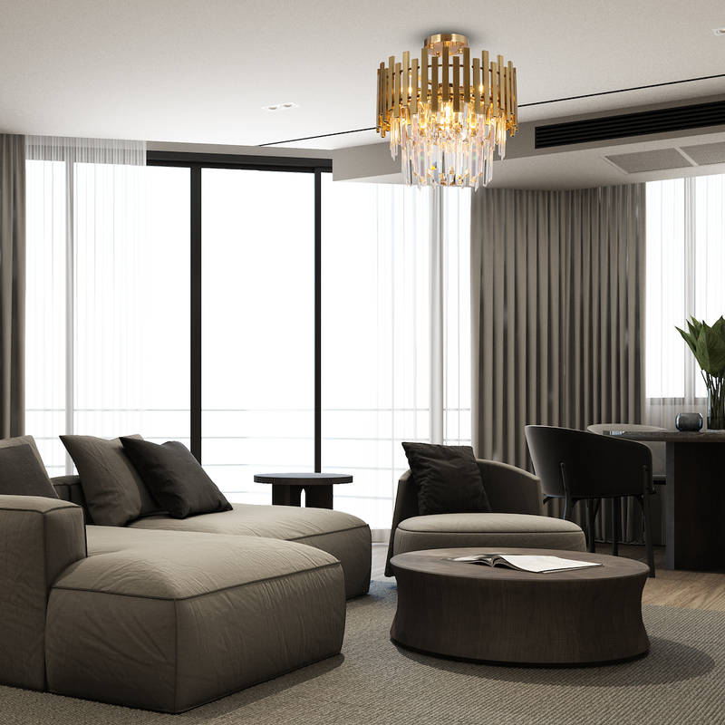 Milagro Aspen 6L ceiling lamp E14 H 45cm