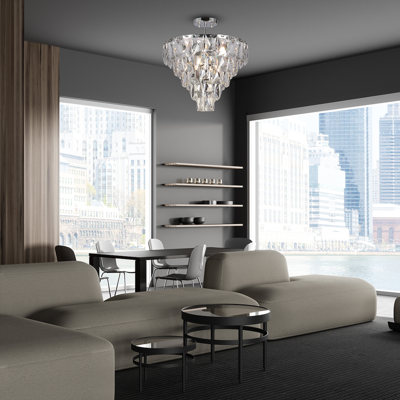 Milagro Chelsea 6L ceiling lamp E14 H 50cm