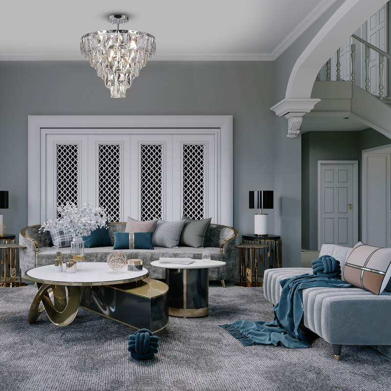 Milagro Chelsea 6L ceiling lamp E14 H 50cm