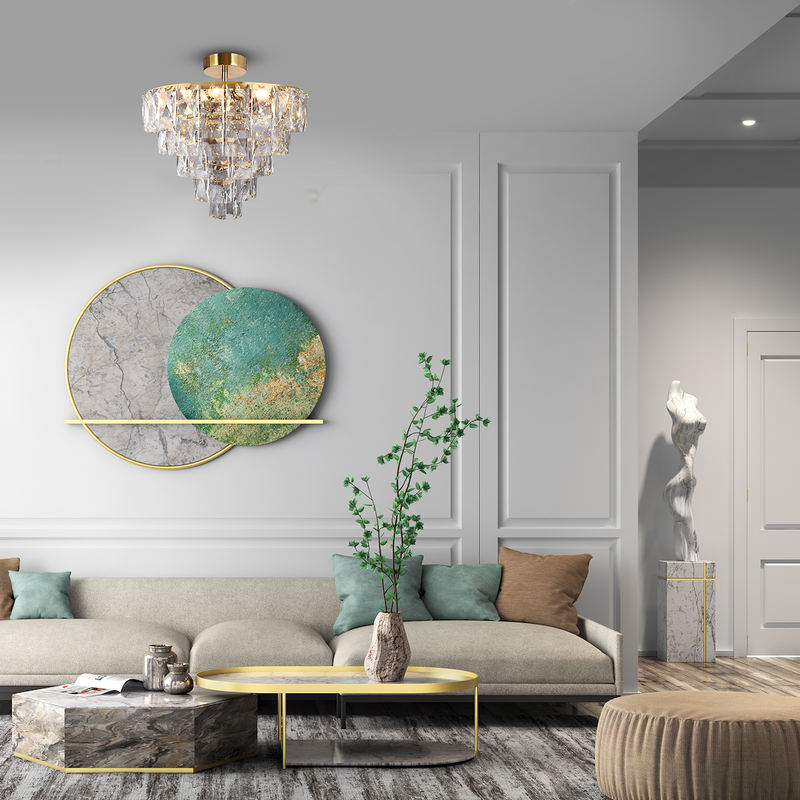 Milagro Chelsea 6L ceiling lamp E14 H 50cm