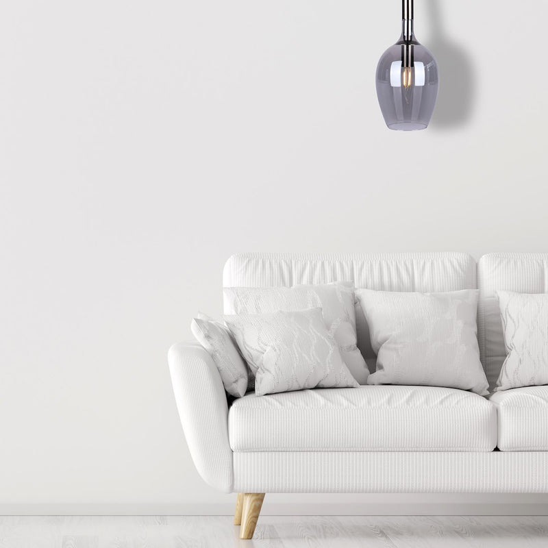 Milagro Lugano 1L pendant lamp E14