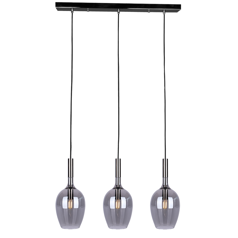 Milagro Lugano 3L pendant lamp E14