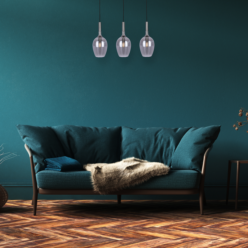 Milagro Lugano 3L pendant lamp E14