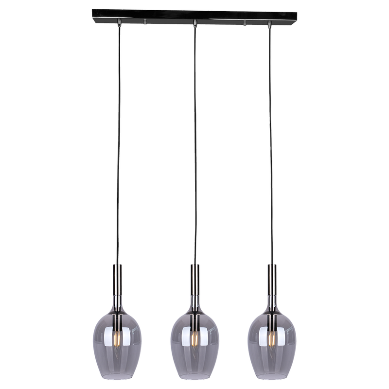 Milagro Lugano 3L pendant lamp E14
