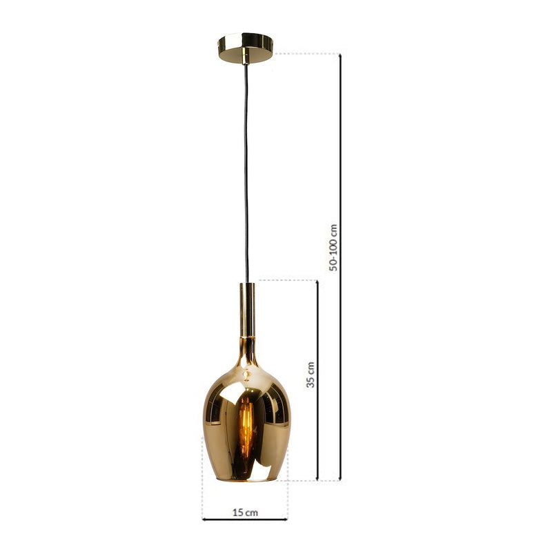 Milagro Lugano 1L pendant lamp E14