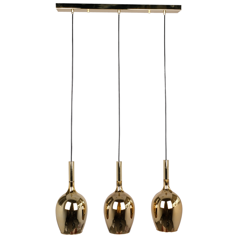Milagro Lugano 3L pendant lamp E14
