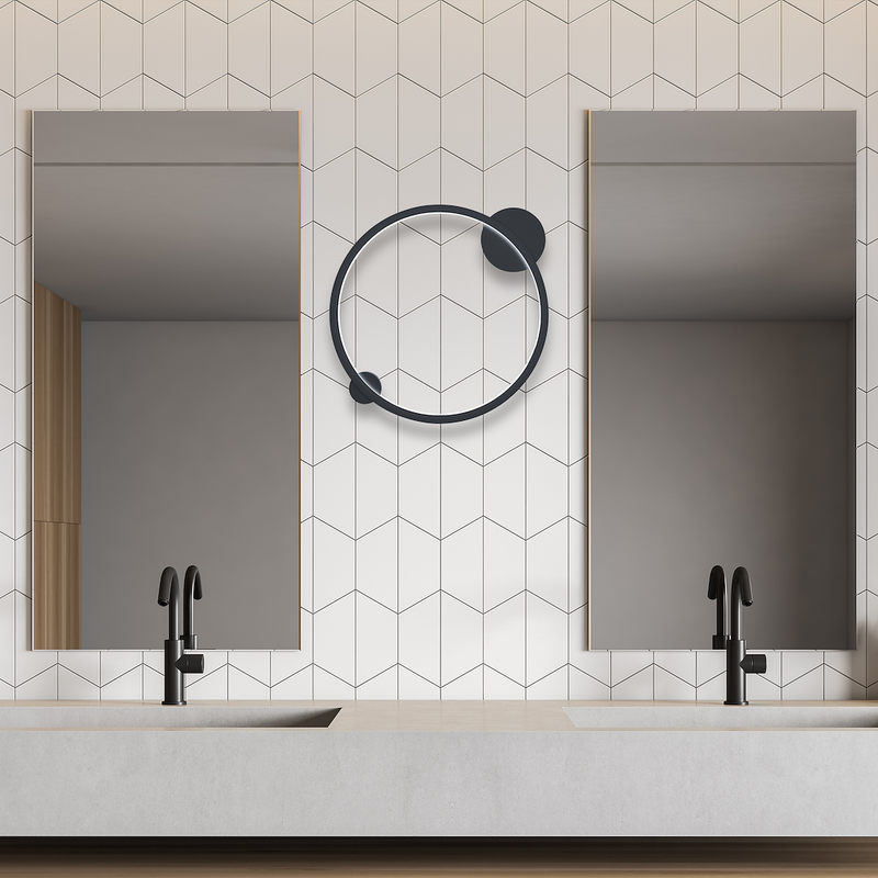 Milagro Saturn ceiling lamp H 57cm