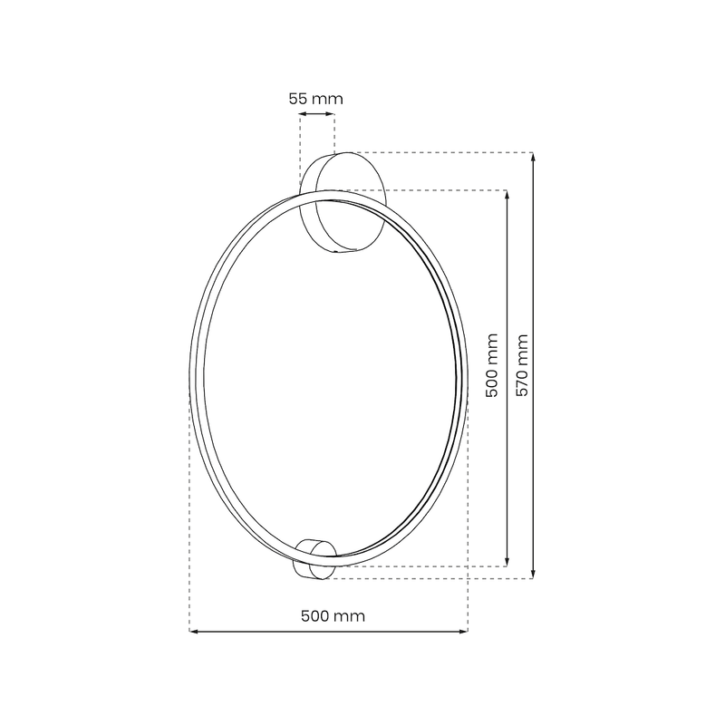 Milagro Saturn ceiling lamp H 57cm