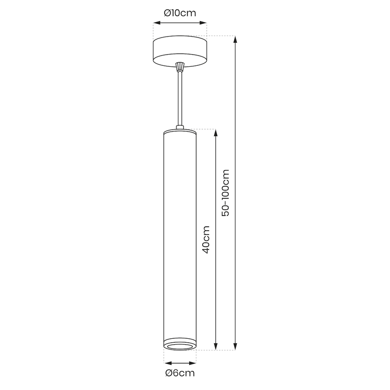 Milagro Porter 1L pendant lamp GU10